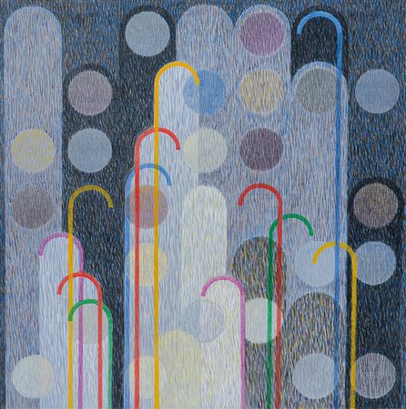 NANGERONI CARLO New York (U.S.A.) 24/06/1922Festa notturna, 1998acrilici su...