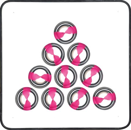 COSTALONGA FRANCO Venezia 1933Oggetto cromocinetico, 1971assemblaggio di...