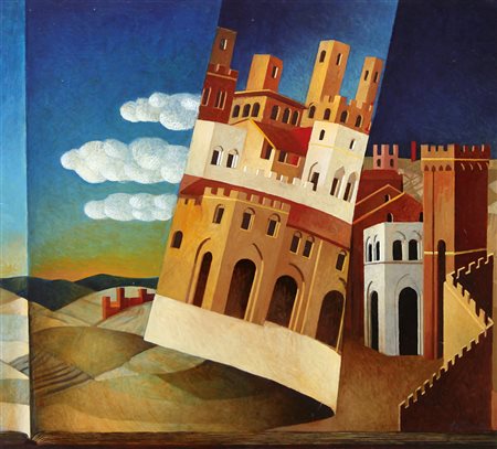 FORTUNATO FRANCO Roma 06/12/1946Voltare pagina, 2014olio su MDF (pannello di...