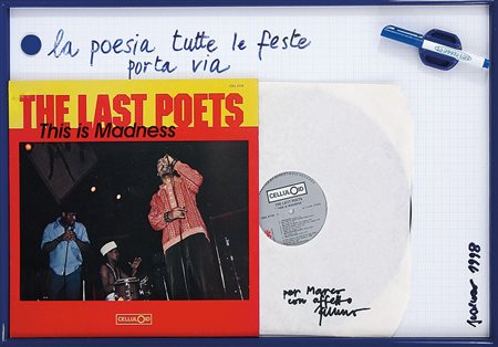 SARENCO (ISAIA MABELLINI) Vobarno (Bs) 1945La poesia tutte le feste porta...