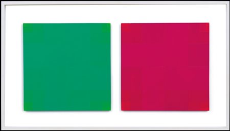 TORNQUIST JORRIT Graz 1938Opus 392 e 393, 1971dittico di acrilici su 2 tele...