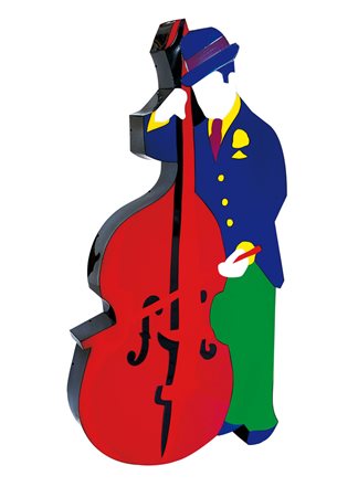 LODOLA MARCO Dorno (Pv) 04/04/1955Il musicista, 2000perspex + neon (luminosa...