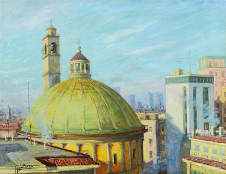 GONZAGA GIOVANFRANCESCO Milano 12/06/1921 - Milano 02/10/2007Milano, cupola e...