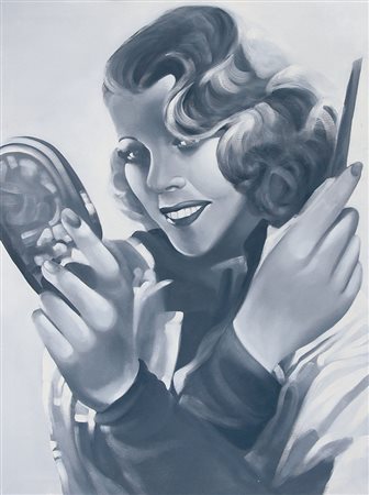 MONTESANO GIANMARCO Torino 21/06/1949Die modelinie in Deutchland, 2004olio su...