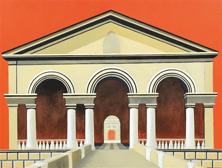 PETRUS MARCO Rimini 30/05/1960Palazzo Te, 2002olio su tela cm. 90x120, firma,...