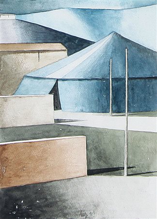 SCUFFI MARCELLO Tizzana (Pt) 1948Il circo, 2012tempera acquerellata su carta...