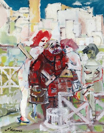 MACCARI MINO Siena 24/11/1898 - Roma 17/06/1989L'architetto, 1970/75olio su...