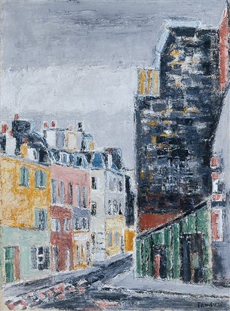 TAMBURI ORFEO Jesi (An) 28/05/1910 - Parigi (Francia) 15/06/1994Strada e muro...