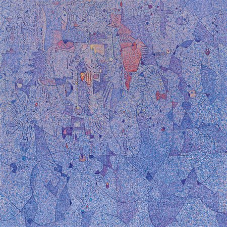 BALSAMO VINCENZO Brindisi 27/06/1935Senza titolo, 2005olio su tela cm. 80x80,...