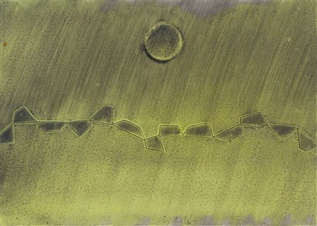 DANGELO SERGIO Milano 1932Cileno, 1972olio su tela cm. 50x70, firma in basso...