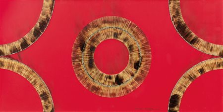 AUBERTIN BERNARD Fontenay aux Roses 1934Dessin de feu, 2006acrilici e...