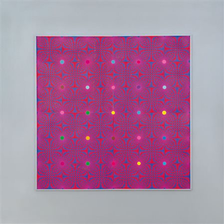 BIASI ALBERTO Padova 02/06/1937Optical, 1964collage di serigrafie cm. 92x92...