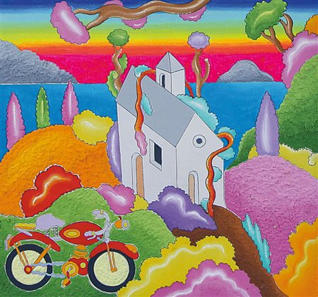 ALINARI LUCA Firenze 27/10/1943Senza titoloolio e tecnica mista su tavola cm....