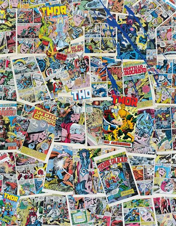 FINALI LAURA Vercelli 26/04/1969Il guerriero, 2014collage di fumetti...