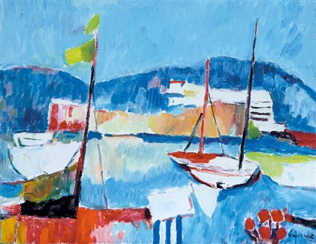 PAULUCCI ENRICO Genova 03/10/1901 - Torino 22/08/1999Tigullio, 1988olio su...