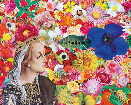 CARDENA FELIPE Balaguer (Spagna) 1979Melanconia, 2009collage su tela cm....