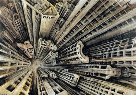 GIAMPIETRO FABIO Milano 1974Vertigo, 2007olio su tela cm. 70x100x6, firma,...