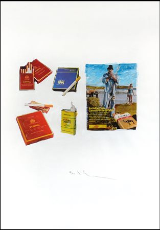 SCHIFANO MARIO Homs (Libia) 1934 - Roma 26/01/1998Senza titolo, 1979tecnica...