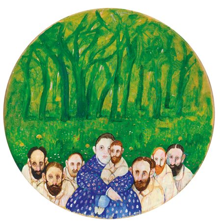 POSSENTI ANTONIO Lucca 11/01/1933Bosco di Biancaneve, 1990olio su tavola...