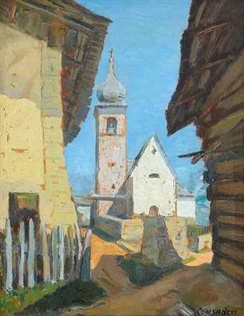 CONSADORI SILVIO Brescia 17/12/1909 - Venezia 01/08/1994Paesaggio...