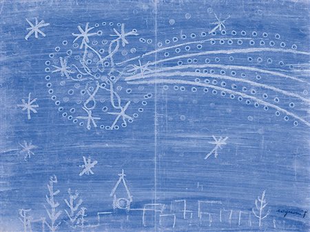 ROGNONI FRANCO Milano 20/09/1913 - Milano 11/03/1999La cometa, 1965tempera su...