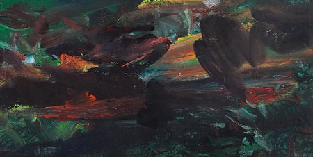 TRECCANI ERNESTO Milano 26/08/1920 - Milano 27/11/2009Tramonto, 1970olio su...