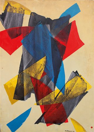 MONTANARINI LUIGI Firenze 22/07/1906 - Roma 09/01/1998Senza titolo, 1974olio...