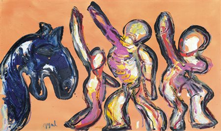 APPEL KAREL Amsterdam 25/04/1921 - Zurigo 03/05/2006Senza titolo,...