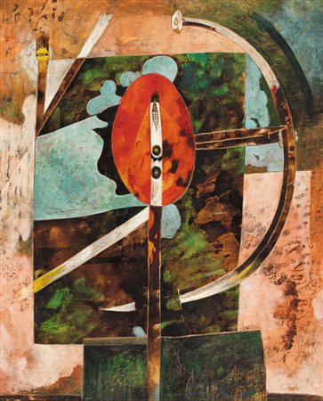 DOVA GIANNI Roma 08/01/1925 - Pisa 1991Germania, Figura con quadrati,...