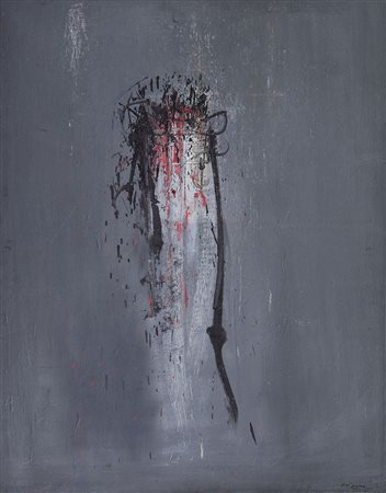 SCANAVINO EMILIO Genova 28/02/1922 - Milano 29/11/1986Sindone, 1957olio su...