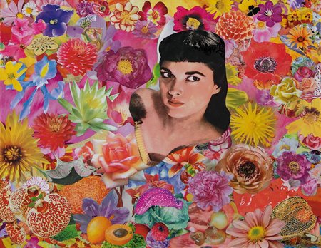 CARDENA FELIPE Balaguer (Spagna) 1979Betty la nera, 2009collage su tela cm....