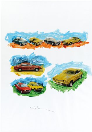 SCHIFANO MARIO Homs (Libia) 1934 - Roma 26/01/1998Senza titolo, 1979tecnica...