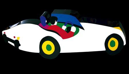 LODOLA MARCO Dorno (Pv) 04/04/1955Autogatti, 2002perspex + neon (luminosa da...