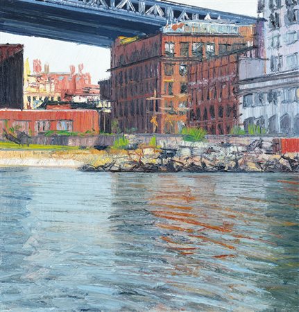 SICILIANO BERNARDO Roma 1969New York, 2007olio su tela cm. 50x48,5; firma...