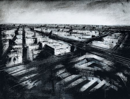 GUAITAMACCHI JONATHAN Londra 1961Bivisa, 2002olio su cartone applicato su...