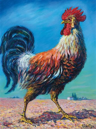 GONZAGA GIOVANFRANCESCO Milano 12/06/1921 - Milano 02/10/2007Il grande gallo,...
