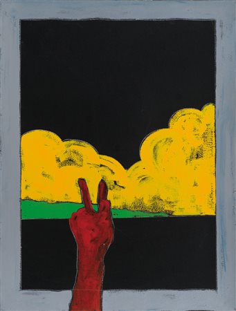 FESTA TANO Roma 02/11/1938 - Roma 09/01/1988Paesaggio, 1975smalto e acrilico...