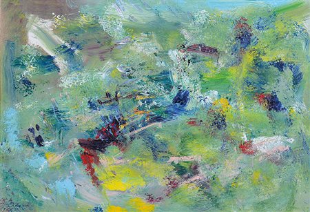 TRECCANI ERNESTO Milano 26/08/1920 - Milano 27/11/2009Giardini, 2005olio su...