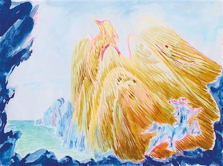 SASSU ALIGI Milano 17/07/1912 - Palma di Maiorca 17/07/2000La feniceacrilici...