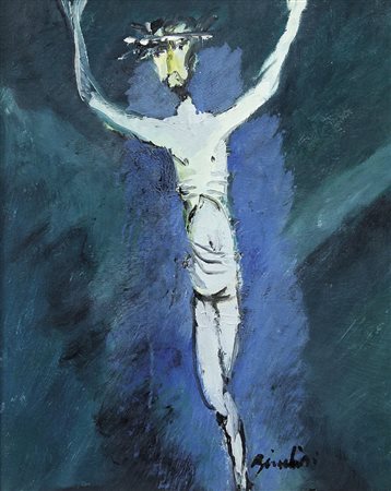 BRINDISI REMO Roma 25/04/1918 - Milano 25/07/1996Crocefissione, 1992olio su...