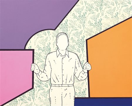 MAMBOR RENATO Roma 04/12/1936 - Roma 06/12/2014Dentro il quadro, 2011olio su...