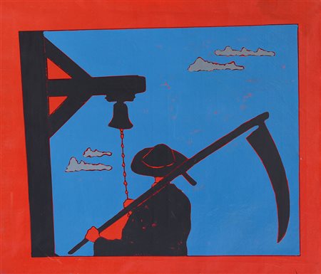 FESTA TANO Roma 02/11/1938 - Roma 09/01/1988Il falciatore, 1970smalto su tela...