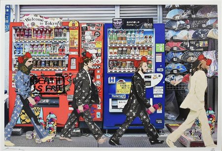 DEATH NYC SENZA TITOLO, 2020 serigrafia, cm 32x45; es. 13/100 firma, data e...