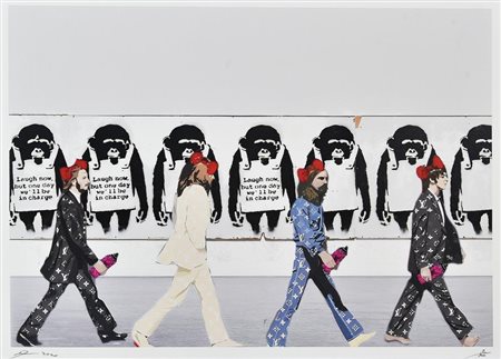 DEATH NYC SENZA TITOLO, 2020 serigrafia, cm 32x45; es. 2/100 firma, data e...