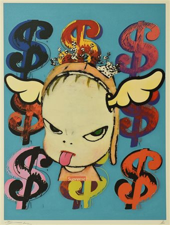 DEATH NYC DEATHG312, 2020 serigrafia, cm 45x32; es. 8/100 firma, data e...