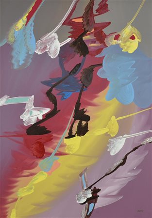 Nicola Naimo SENZA TITOLO, 1977 olio su tela, cm 70x50 firma sul retro: firma...