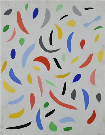 Stanley Tomshinsky SPIRAL 3, 1975 olio su tela, cm 50x40 firma sul retro:...