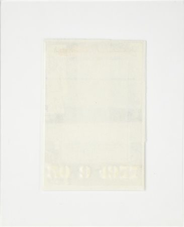 Enzo Bersezio BIOGRAFICO - 30 9 1977 tecnica mista su carta, cm 13,5x9,5 sul...