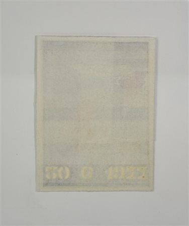 Enzo Bersezio BIOGRAFICO - 30 6 1977 tecnica mista su carta, cm 13,5x9,5 sul...