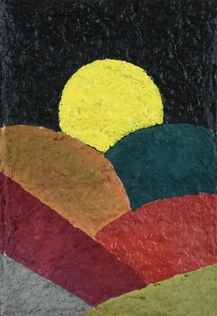 Enzo Forese SENZA TITOLO tecnica mista su tela, cm 15x10